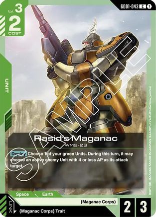 Rasid's Maganac (GD01-043) -  - Newtype Rising