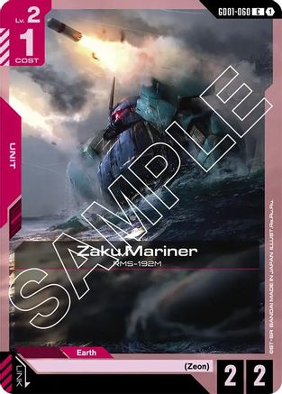 Zaku Mariner (GD01-060) -  - Newtype Rising