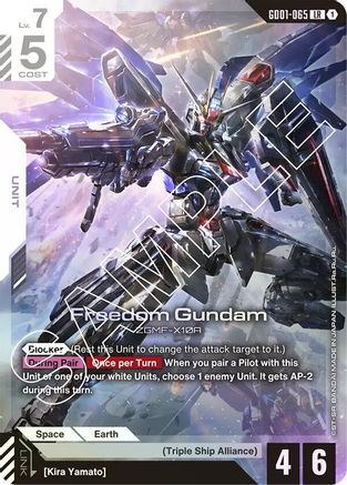 Freedom Gundam (GD01-065) - Holofoil - Newtype Rising