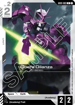 Guel's Dilanza (GD01-083) -  - Newtype Rising