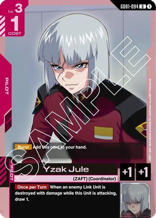 Yzak Jule (GD01-094) -  - Newtype Rising