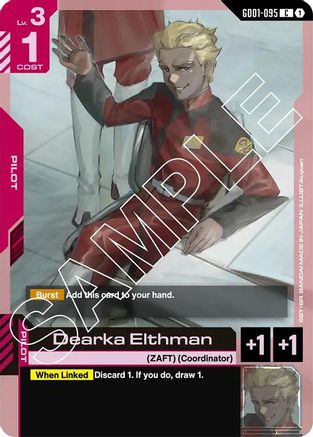 Dearka Elthman (GD01-095) -  - Newtype Rising