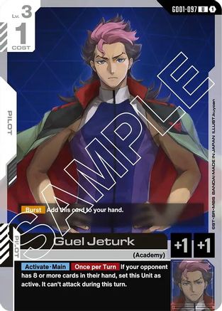 Guel Jeturk (GD01-097) -  - Newtype Rising