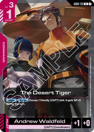 The Desert Tiger (GD01-113) -  - Newtype Rising