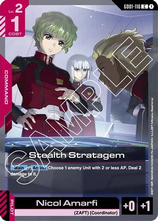 Stealth Stratagem (GD01-116) -  - Newtype Rising