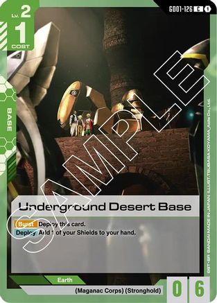 Underground Desert Base (GD01-126) -  - Newtype Rising