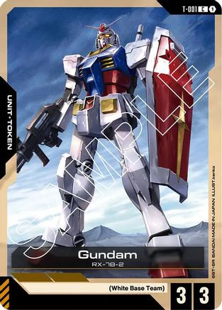 Gundam (T-001) Token (T-001) -  - Newtype Rising