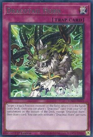 Dracotail Horn (JUSH-EN010) - Rare - Justice Hunters