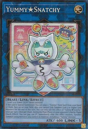 YummySnatchy (CR) (JUSH-EN022) - Collector's Rare - 1st Edition - Justice Hunters