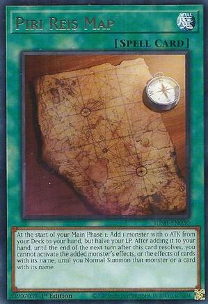 Piri Reis Map (JUSH-EN030) - Rare - 1st Edition - Justice Hunters