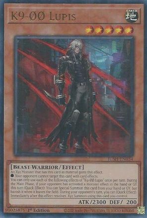 K9-00 Lupis (JUSH-EN034) - Ultra Rare - 1st Edition - Justice Hunters