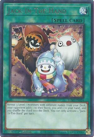 Jack-In-The-Hand (JUSH-EN054) - Rare - Justice Hunters