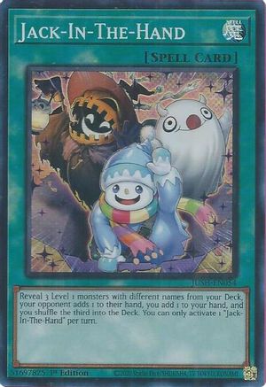 Jack-In-The-Hand (Super Rare) (JUSH-EN054) - Super Rare - 1st Edition - Justice Hunters
