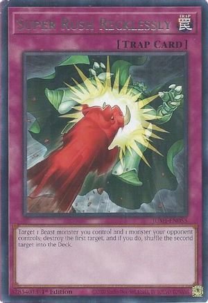 Super Rush Recklessly (JUSH-EN055) - Rare - 1st Edition - Justice Hunters