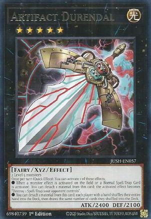 Artifact Durendal (JUSH-EN057) - Rare - 1st Edition - Justice Hunters