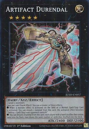 Artifact Durendal (Super Rare) (JUSH-EN057) - Super Rare - 1st Edition - Justice Hunters