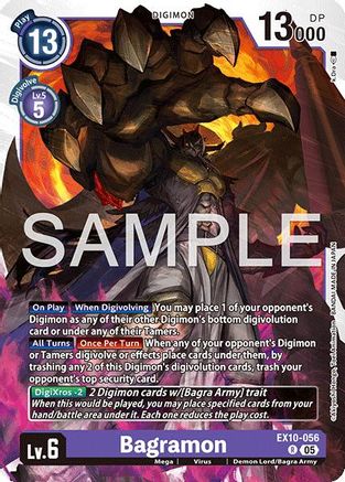 Bagramon (EX10-056) Foil Rare - Sinister Order