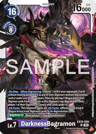 DarknessBagramon (EX10-059) Foil Super Rare - Sinister Order