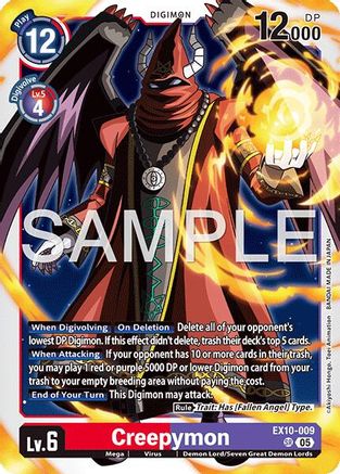 Creepymon (EX10-009) Foil Super Rare - Sinister Order