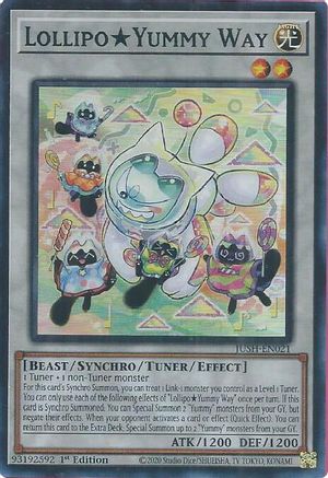 LollipoYummy Way (Super Rare) (JUSH-EN021) - Super Rare - 1st Edition - Justice Hunters
