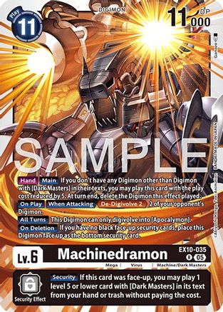 Machinedramon (EX10-035) Foil Rare - Sinister Order