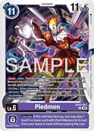 Piedmon (EX10-057) Foil Rare - Sinister Order