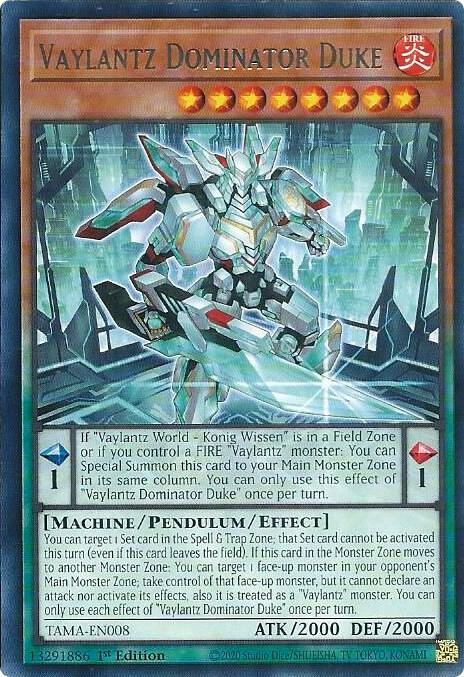 Vaylantz Dominator Duke TAMA-EN008 (Tactical Masters)  - 1st Edition