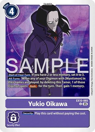 Yukio Oikawa (EX10-065)  Rare - Sinister Order