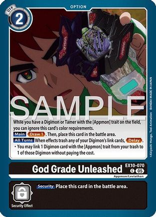 God Grade Unleashed (EX10-070)  Common - Sinister Order