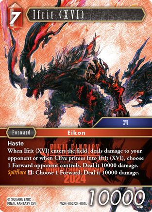 Ifrit (XVI) (W24-002/24-001L) - Legend - World Champion Decks 2024
