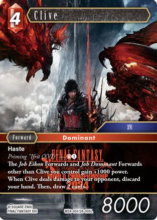 Clive (W24-001/24-005L) - Legend - World Champion Decks 2024