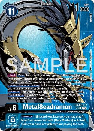 MetalSeadramon (Alternate Art) (EX10-012) Foil Rare - Sinister Order