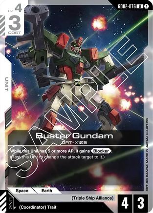 Buster Gundam (GD02-076) -  - Dual Impact