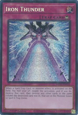 Iron Thunder (MP25-EN058) - Prismatic Secret Rare - 2025 Mega-Pack