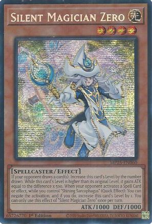 Silent Magician Zero (MP25-EN060) - Prismatic Secret Rare - 2025 Mega-Pack