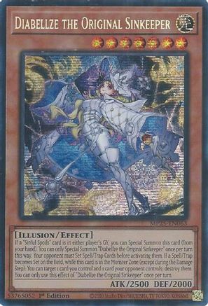 Diabellze the Original Sinkeeper (MP25-EN063) - Prismatic Secret Rare - 2025 Mega-Pack