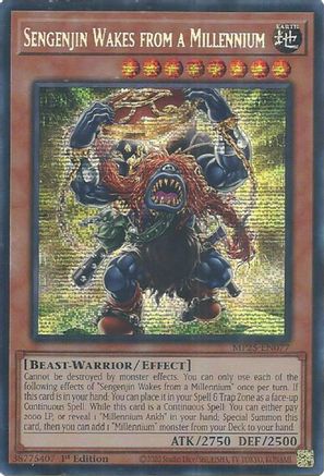 Sengenjin Wakes from a Millennium (MP25-EN077) - Prismatic Secret Rare - 2025 Mega-Pack