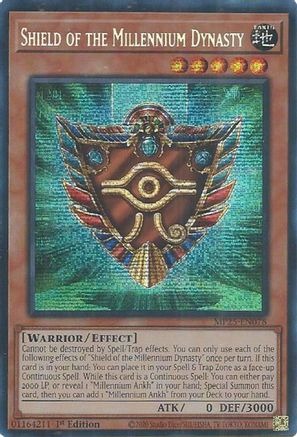 Shield of the Millennium Dynasty (MP25-EN078) - Prismatic Secret Rare - 2025 Mega-Pack