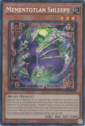 Mementotlan Shleepy (MP25-EN083) - Prismatic Secret Rare - 2025 Mega-Pack