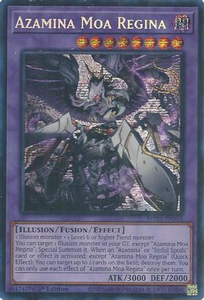 Azamina Moa Regina (MP25-EN105) - Prismatic Secret Rare - 2025 Mega-Pack
