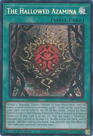 The Hallowed Azamina (MP25-EN112) - Prismatic Secret Rare - 2025 Mega-Pack