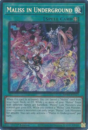 Maliss in Underground (MP25-EN127) - Prismatic Secret Rare - 2025 Mega-Pack