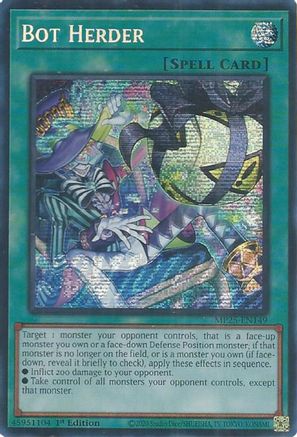 Bot Herder (MP25-EN149) - Prismatic Secret Rare - 2025 Mega-Pack