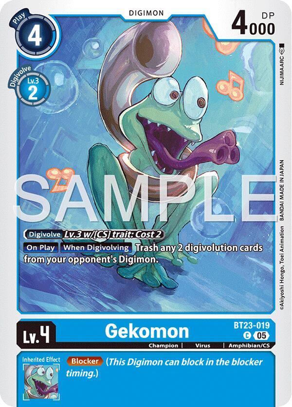 Gekomon BT23-019 C (Hackers' Slumber) 