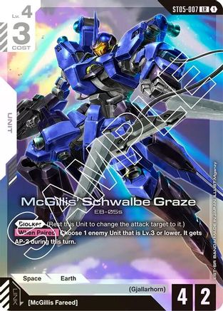 McGillis' Schwalbe Graze (ST05-007) - Holofoil - Starter Deck 05: Iron Bloom