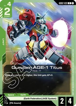 Gundam AGE-1 Titus (GD02-031) -  - Dual Impact