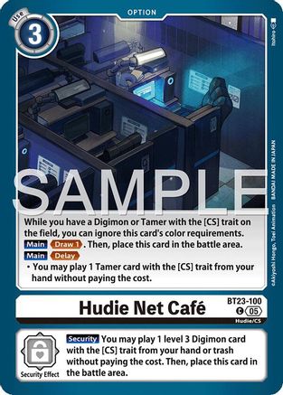 Hudie Net Cafe (BT23-100)  Common - Hackers' Slumber