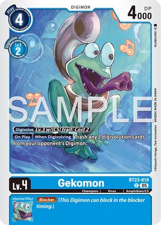 Gekomon (BT23-019)  Common - Hackers' Slumber