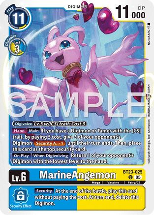 Marine Angemon (BT23-025)  Uncommon - Hackers' Slumber