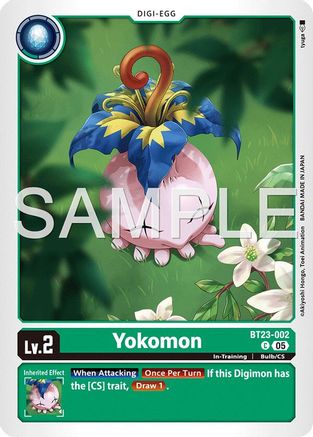 Yokomon (BT23-002)  Common - Hackers' Slumber